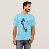 Whidbey Island Overzichtsgrafiek T-shirt (Voorkant volledig)