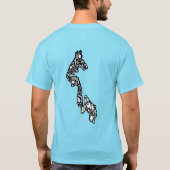 Whidbey Island Overzichtsgrafiek T-shirt (Achterkant)