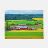 Whidbey Island Red Barn Doormat Deurmat (Voorkant)