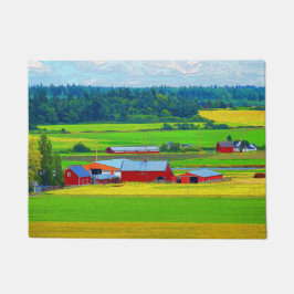 Whidbey Island Red Barn Doormat Deurmat
