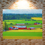 Whidbey Island Red Barn Doormat Deurmat