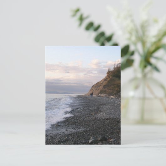 Whidbey Island Sunset Briefkaart (Staand voorkant)