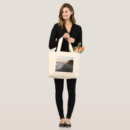 Whidbey Island Sunset Grote Tote Bag (Voorkant (model))