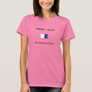 Whidbey Island Washington Alpha Dive Flag T-shirt
