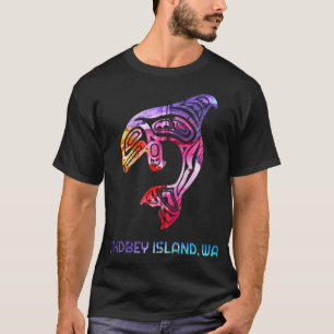Whidbey Island Washington Native American Orca Kil T-shirt