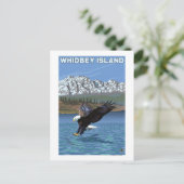 Whidbey Island, WashingtonEagle Vist Briefkaart (Staand voorkant)