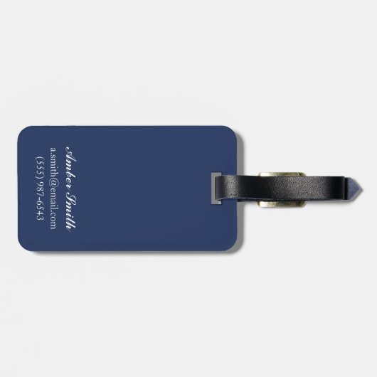 Whidbey Island, WashingtonOrca en Calf Bagagelabel (Achterkant horizontaal)