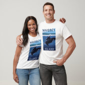 Whidbey Island, WashingtonOrca en Calf T-shirt (Unisex)