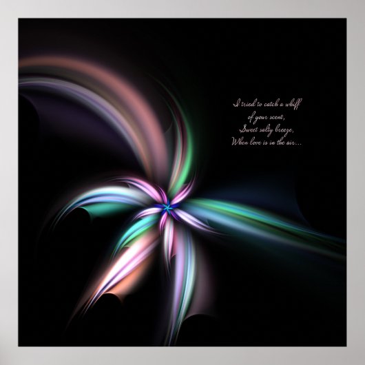 Whiff - Fractal Art, Poster (Voorkant)