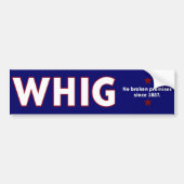 Whig-partij Bumpersticker (Voorkant)
