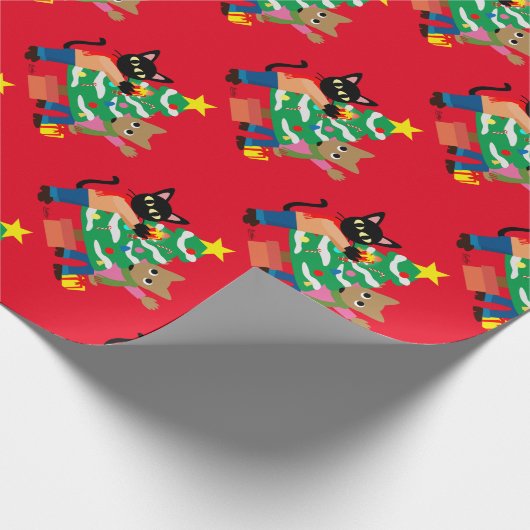 Whim and Sam's Kerstmis Cadeaupapier (Hoek)