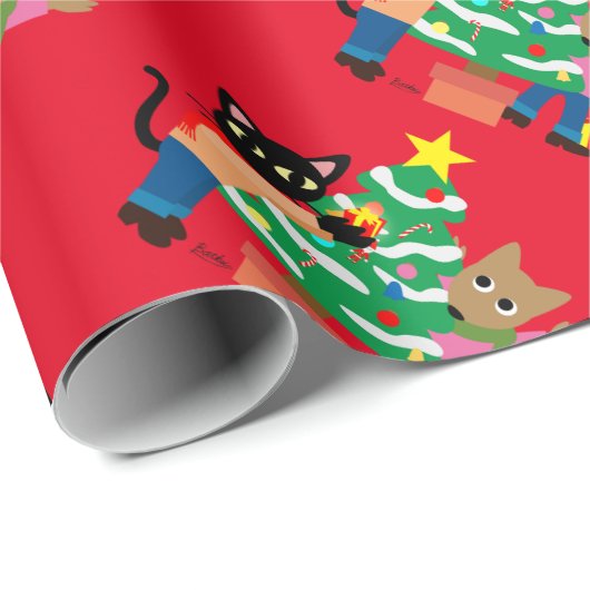 Whim and Sam's Kerstmis Cadeaupapier (Rol Hoek)