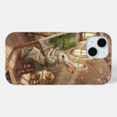 Whim Bunny Kunstenaar Schilderend op Ezel Case-Mate iPhone Case (Achterkant (horizontaal))