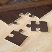 Whim Bunny Kunstenaar Schilderend op Ezel Legpuzzel (Zijkant)