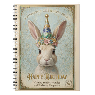 Whim Bunny Verjaardag Elegantie Notitieboek
