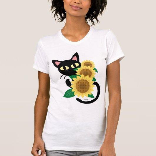 Whim met zonnebloem t-shirt (Voorkant)