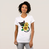 Whim met zonnebloem t-shirt (Voorkant volledig)