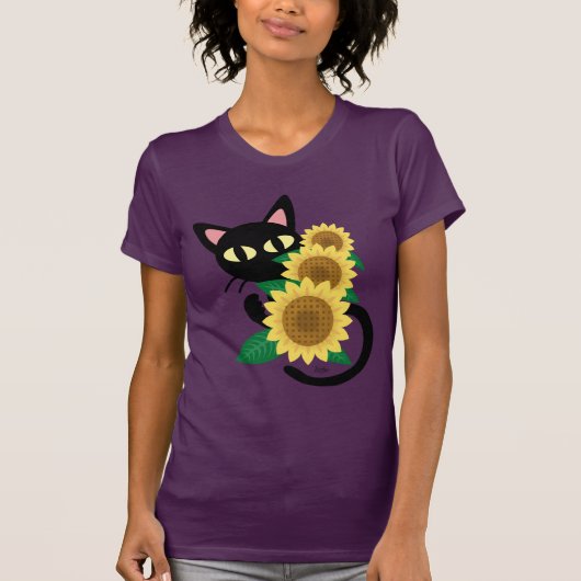 Whim met zonnebloem t-shirt (Voorkant)