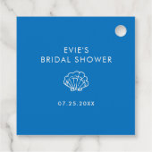 Whim Whandschrift Blauw Dank Je  Bedankjes Labels (Achterkant)