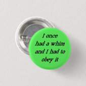 WhimBadge Ronde Button 3,2 Cm (Voorkant /achterkant)
