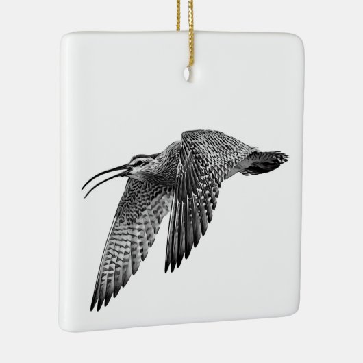 Whimbrel Keramisch Ornament (Rechts)