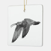 Whimbrel Keramisch Ornament (Links)