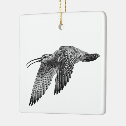 Whimbrel Keramisch Ornament (Links)