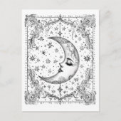 Whimcrescent Maan | Kleur Je Eigen Briefkaart (Voorkant)