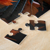 Whimige Natuur Blauwe Vogel Legpuzzel (Zijkant)