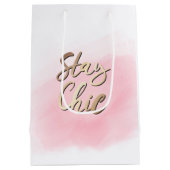 Whimige zakelijke cateringdame medium cadeauzakje (Achterkant)