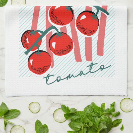 Whimiscal Italy Tomaten Theedoek (Gevouwen)