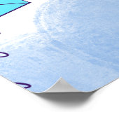 Whimiscal Kites Multicolored Sky Pattern Poster (Hoek)