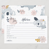 Whimiscal Koala-bloemen Advies voor ouders (Voorkant / Achterkant)