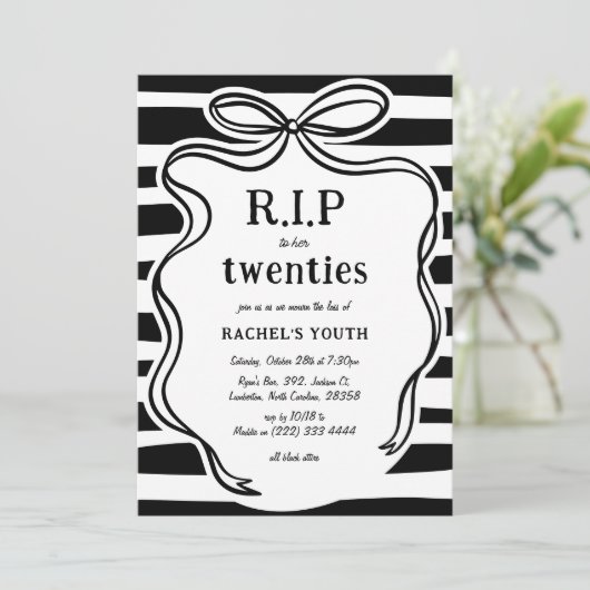 Whimiscal R.I.P. viert haar 30ste verjaardag Kaart (Staand voorkant)