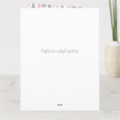 Whimiscal Roze en Grijs Schets Kat Gift Ideeën Kaart (Achterkant)