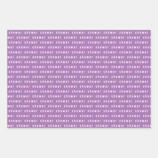 Whimiscal Umbrellas SHOWER Coordinated Inpakpapier Vel (Voorkant 3)