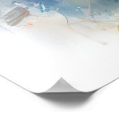 Whimische door Ghibli geïnspireerde kunstprint van Poster (Hoek)