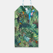 Whimische fantasiewereld met een tropische smaak cadeaulabel (Achterkant)