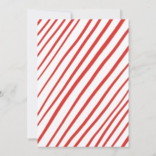 Whimische Kerstvakantie Feestje Cute Aangepast Kaart (Achterkant)