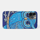Whimische Krijt Uil Case-Mate iPhone Case (Achterkant (horizontaal))