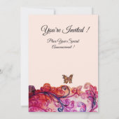 WHIMISCHE ROZE FLOREALE MONOGRAM MET HART KAART (Achterkant)