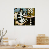 WHIMISCHE SCHAAKLIEFHEBER DECORATIE | DE KAT SChaa (Keuken)