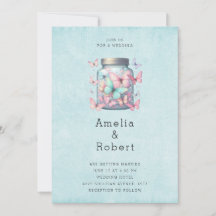 Whimische Vlinders in een Trouwpot