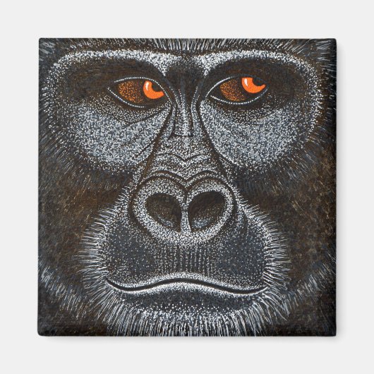 Whimisical Afrikaanse Dierenmagneten Magneet (Voorkant)