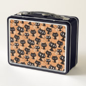 Whimisical Black Cats Lunch Box (Achterkant)