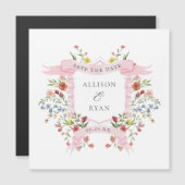 Whimisieke Wildebloemen Bruiloft Save The Date (Voorkant / Achterkant)