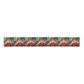 Whimpy Elf Cartoon | Kerstmis Grosgrain Lint (Voorkant)