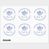 Whimpy Krabbel Doodle Hand Getekend Favoriet Ronde Sticker (Vel)