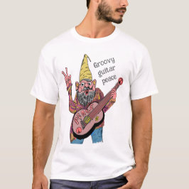 Whimpyge kabouter met gitaar voor vrede, Groovy 60 T-shirt