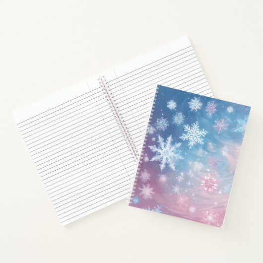 Whimscal Snowflake Journal, Winter Notitieboek (Binnen)